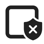 Tab Tracking Prevention SVG Icon